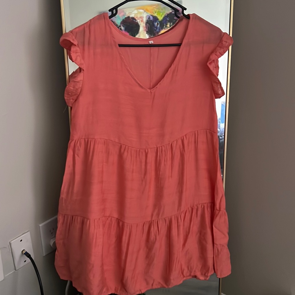 Orange dress